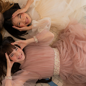 Платье C'ERA UNA VOLTA "Dusty Pink", темно-розовое